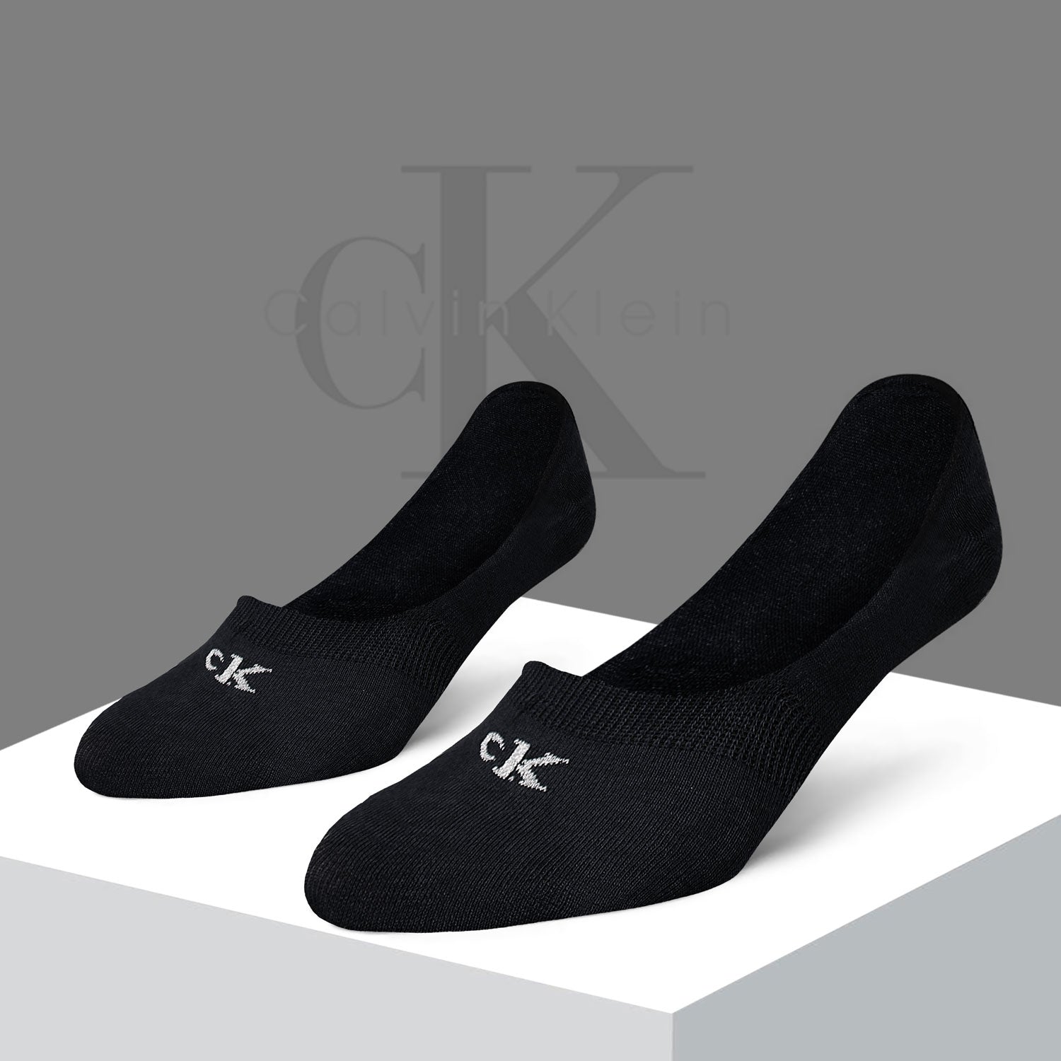 Ck-Men Black No-Show Socks (Pack of 1) – The Original Wears